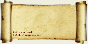 Jovan Parenta vizit kartica